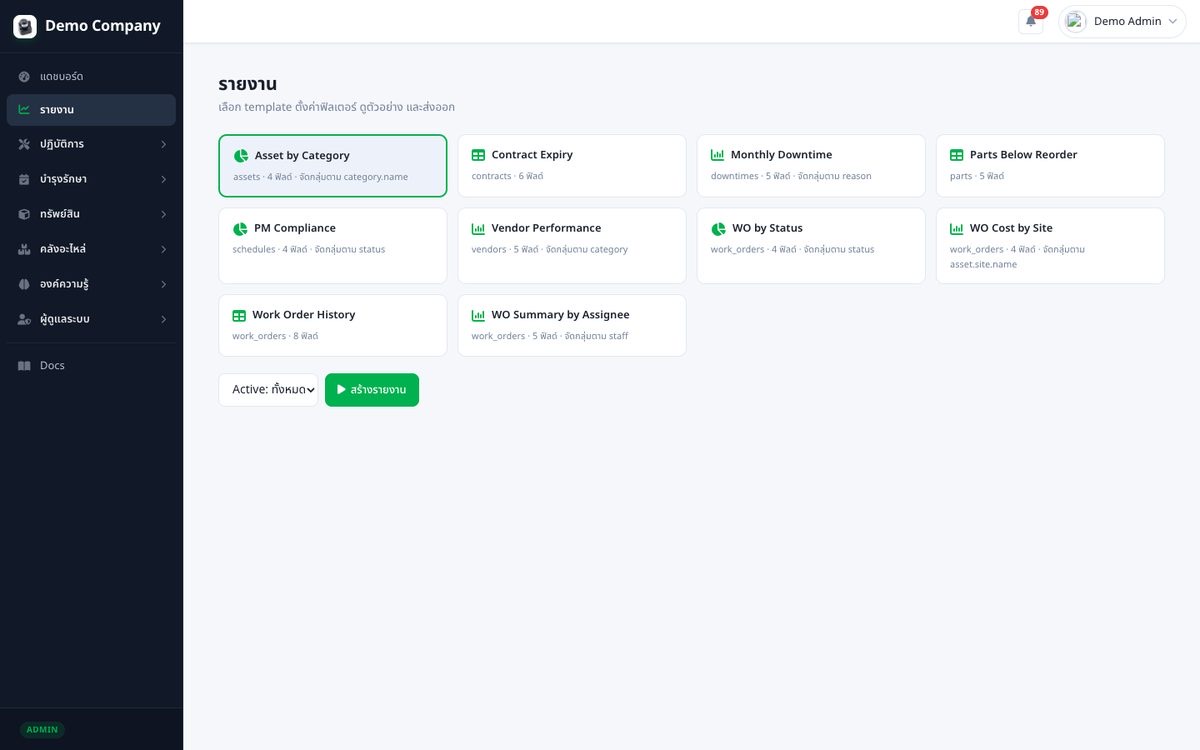 Maintus — Reports